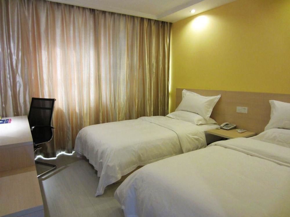 Hanmu Chain Hotel Nantong Haoxi Road Bagian luar foto