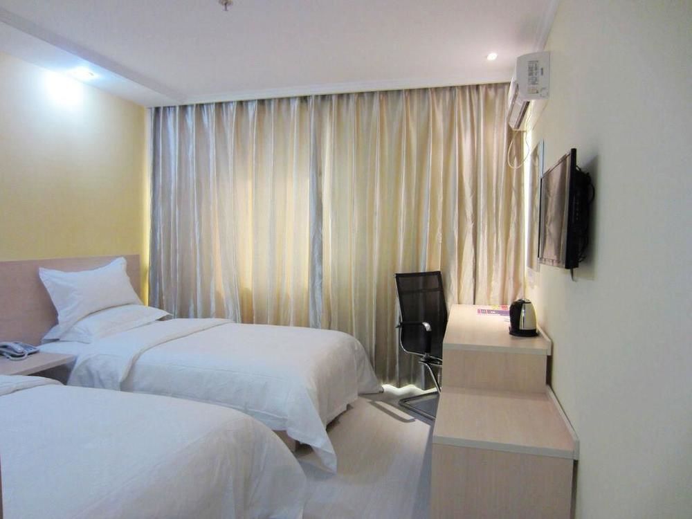 Hanmu Chain Hotel Nantong Haoxi Road Bagian luar foto