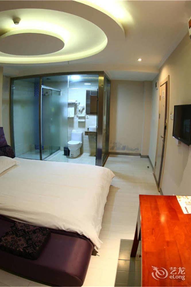 Hanmu Chain Hotel Nantong Haoxi Road Bagian luar foto